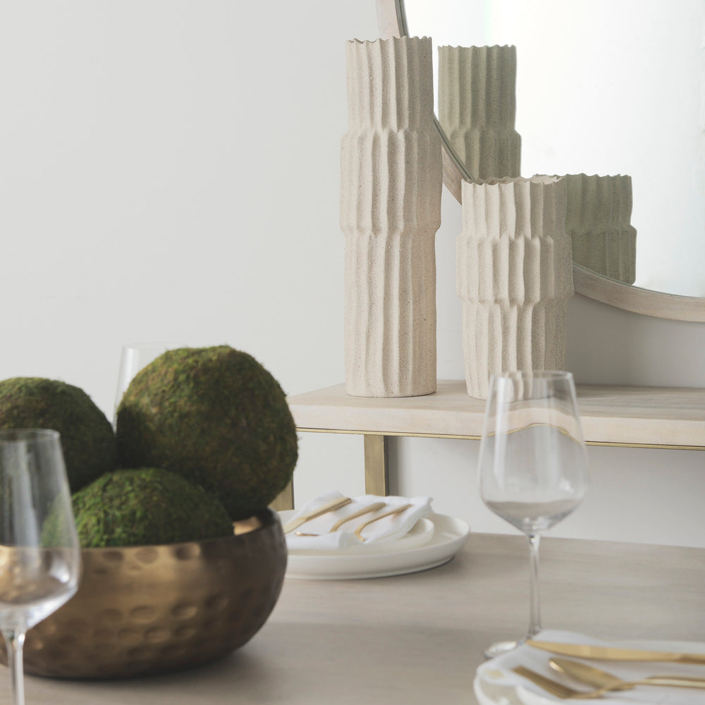 Vase en crème Cardon