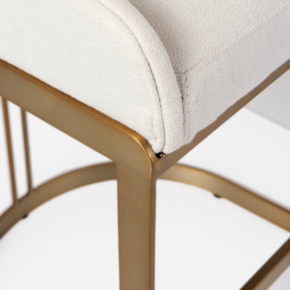 Hollyfield Fabric Seat Stool