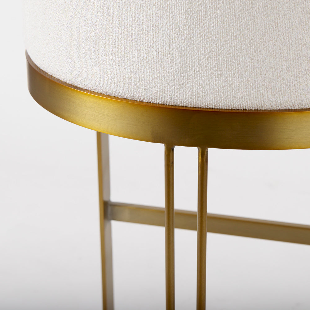 Hollyfield Fabric Seat Stool