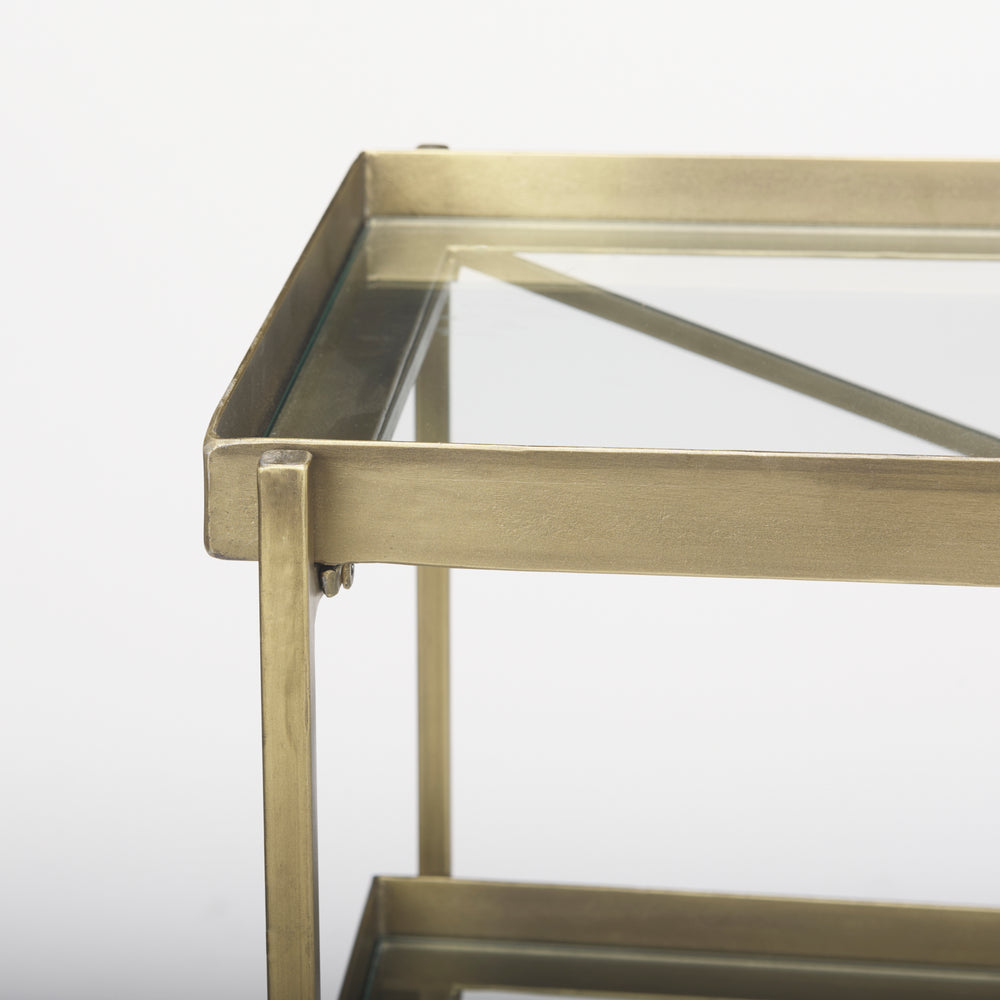 Trey Glass Console Table