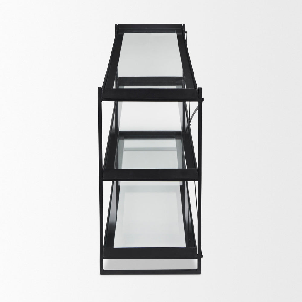 Trey Glass Console Table