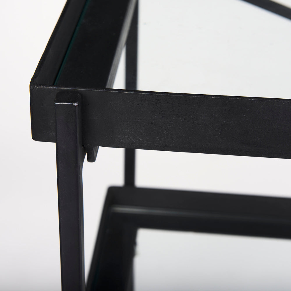 Trey Glass Console Table