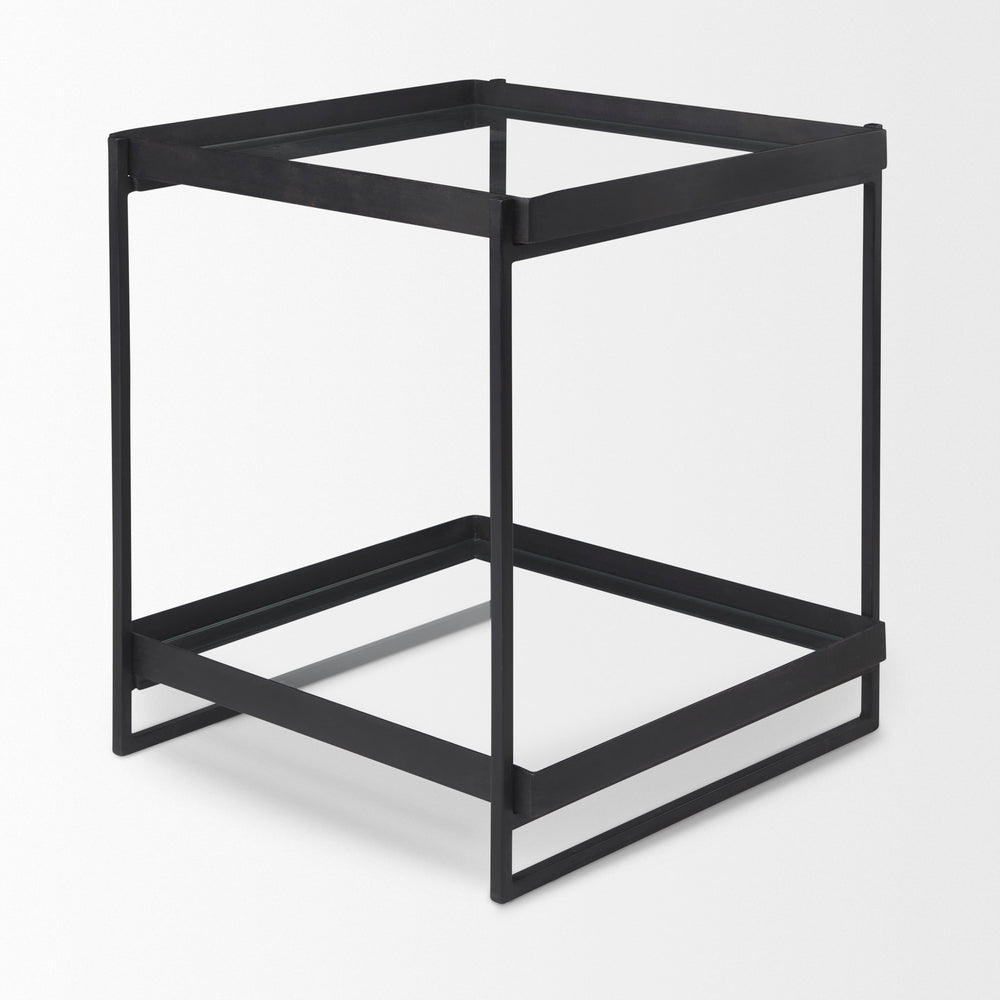 Trey Glass Accent Table