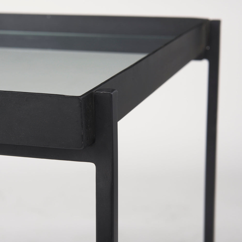 Trey Glass Accent Table
