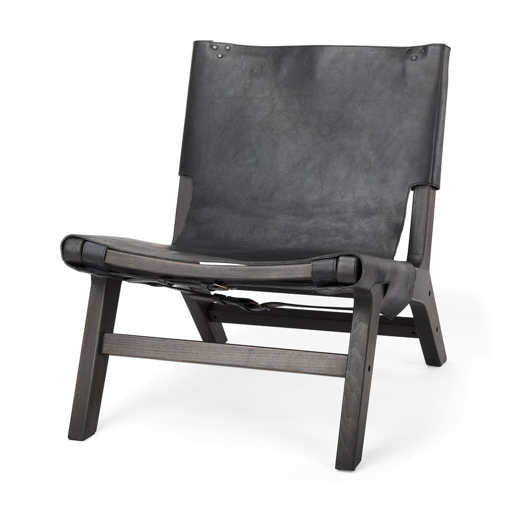 Elodie Leather Accent Chair