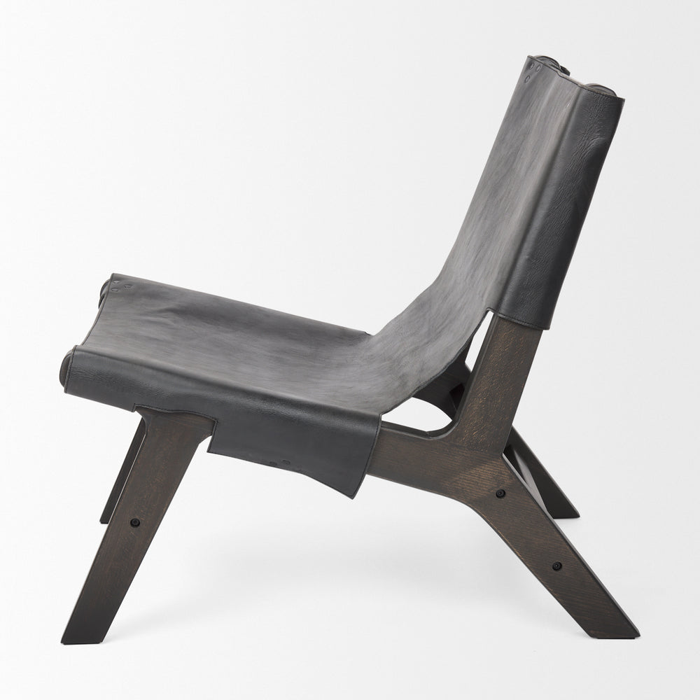 Elodie Leather Accent Chair