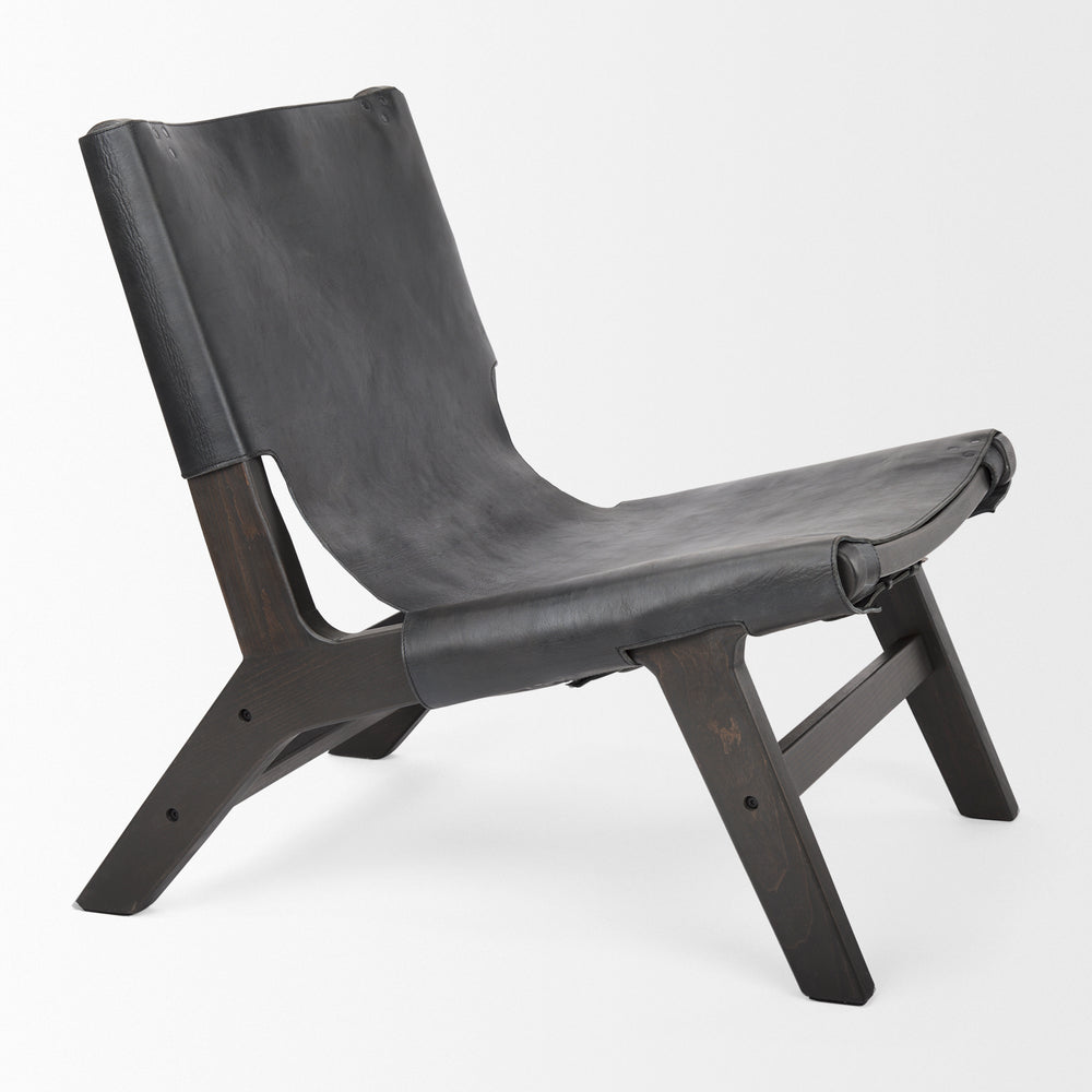 Elodie Leather Accent Chair