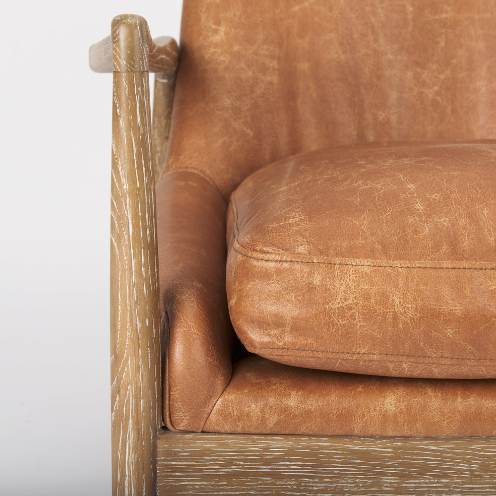 Westan Leather Accent Chair