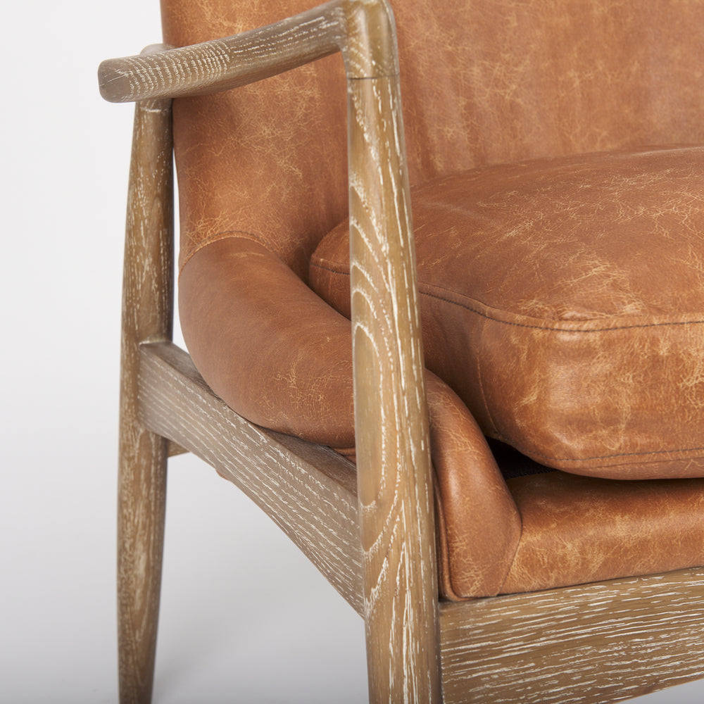 Westan Leather Accent Chair