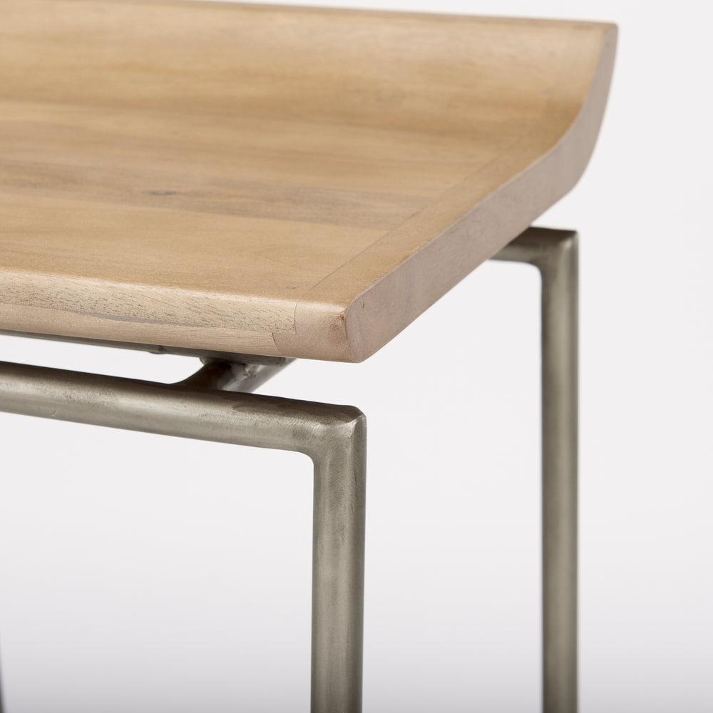 Givens Wood Seat Stool
