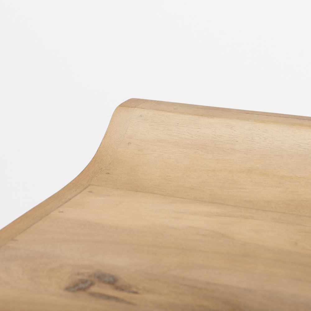 Givens Wood Seat Stool