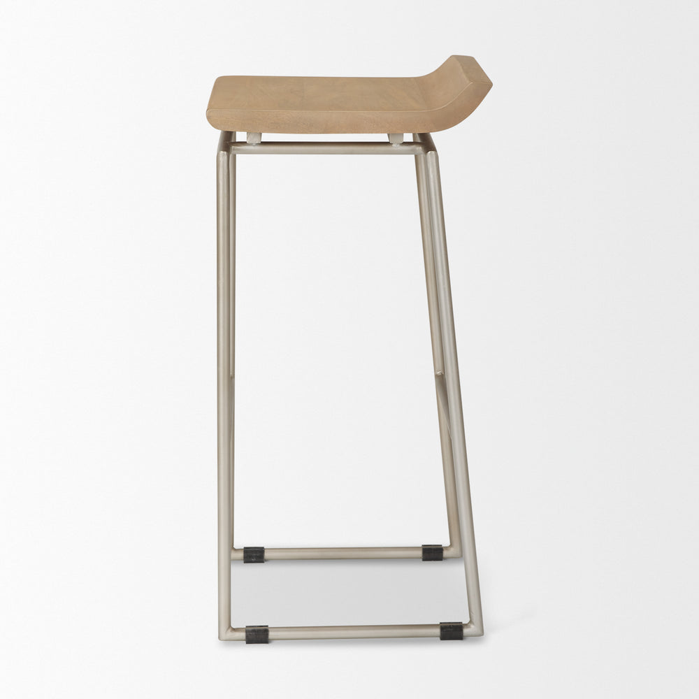 Givens Wood Seat Stool