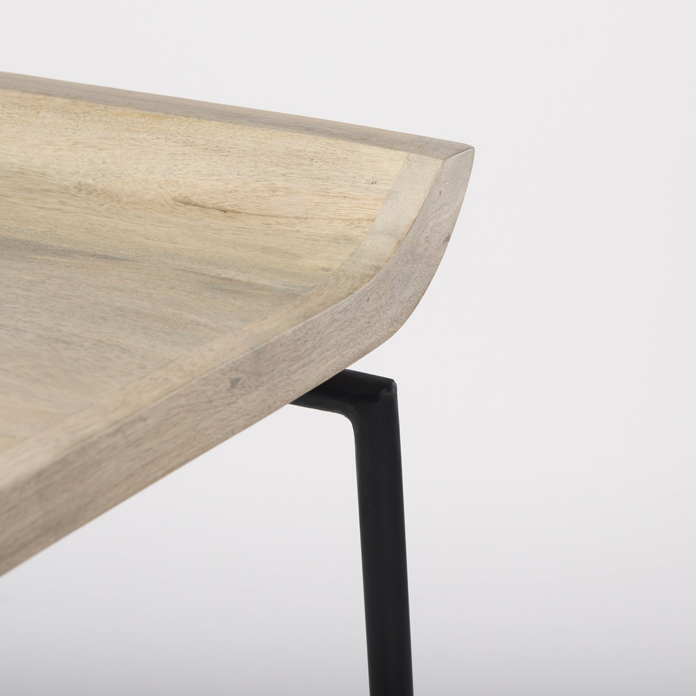 Givens Wood Seat Stool