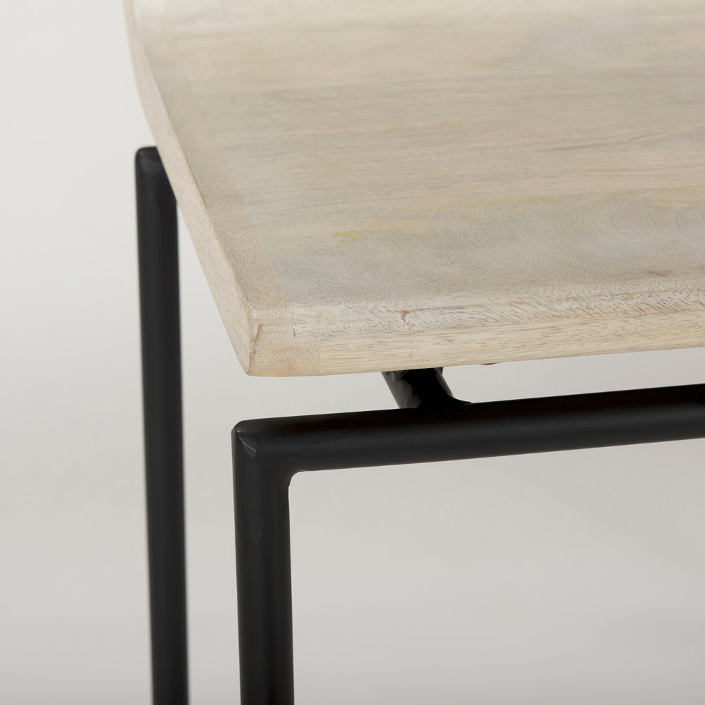 Givens Wood Seat Stool