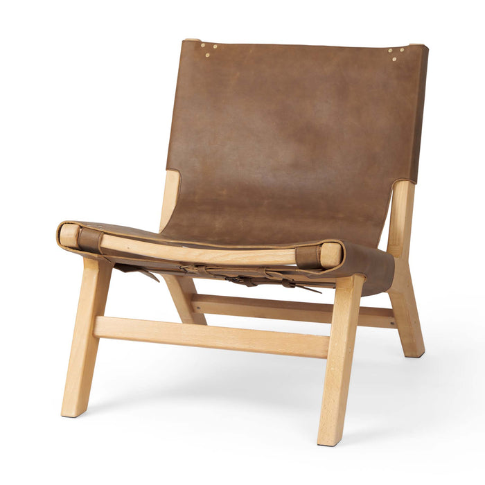 Elodie Leather Accent Chair