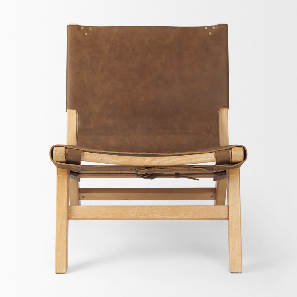 Elodie Leather Accent Chair