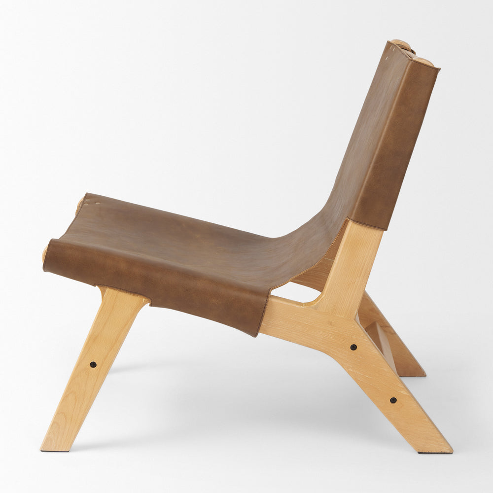Elodie Leather Accent Chair
