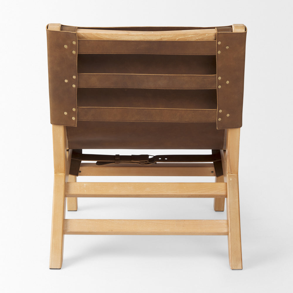 Elodie Leather Accent Chair