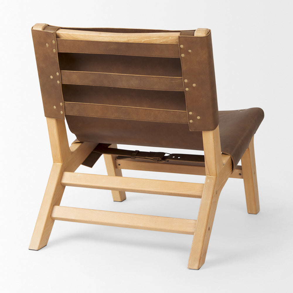 Elodie Leather Accent Chair