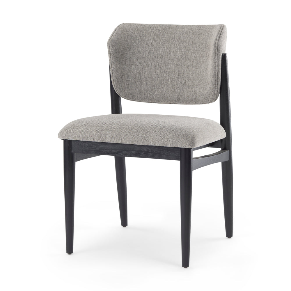Chaise de salle à manger en tissu Cline