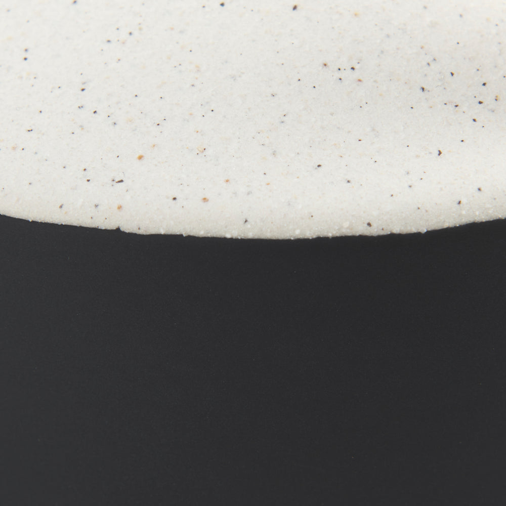 Burton White/Black Jug Vase