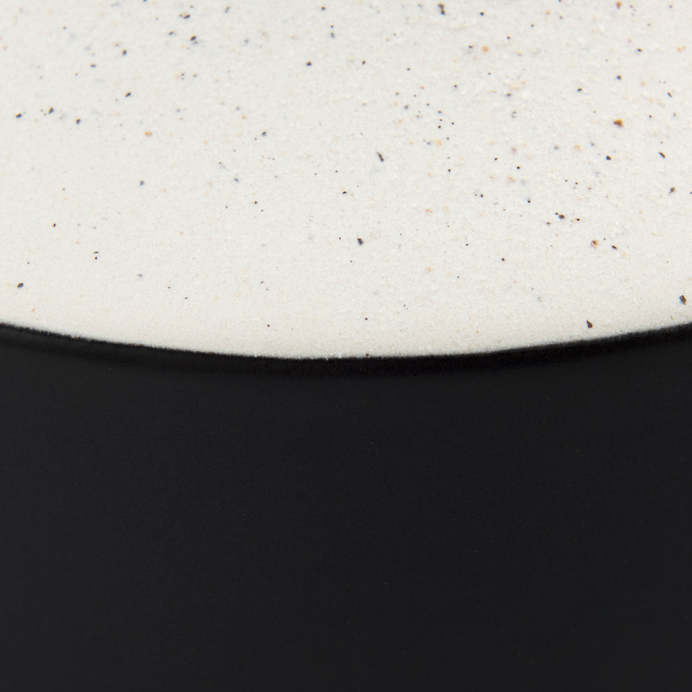 Burton White/Black Jug Vase