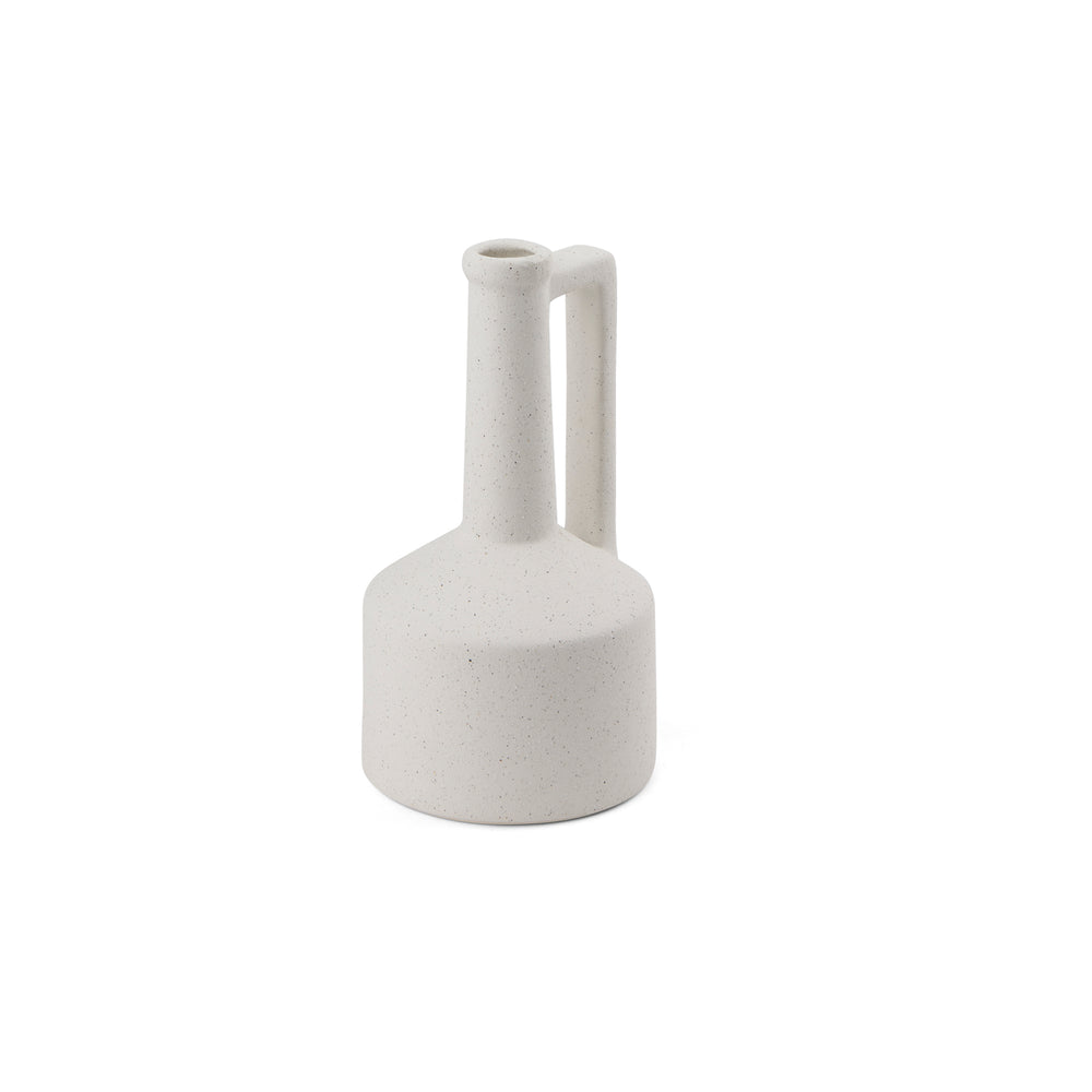 Burton White Jug Vase
