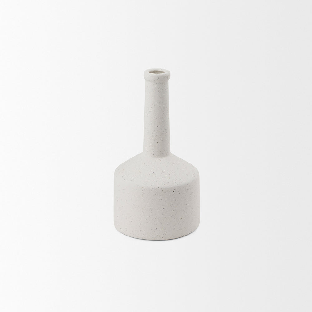 Burton White Jug Vase