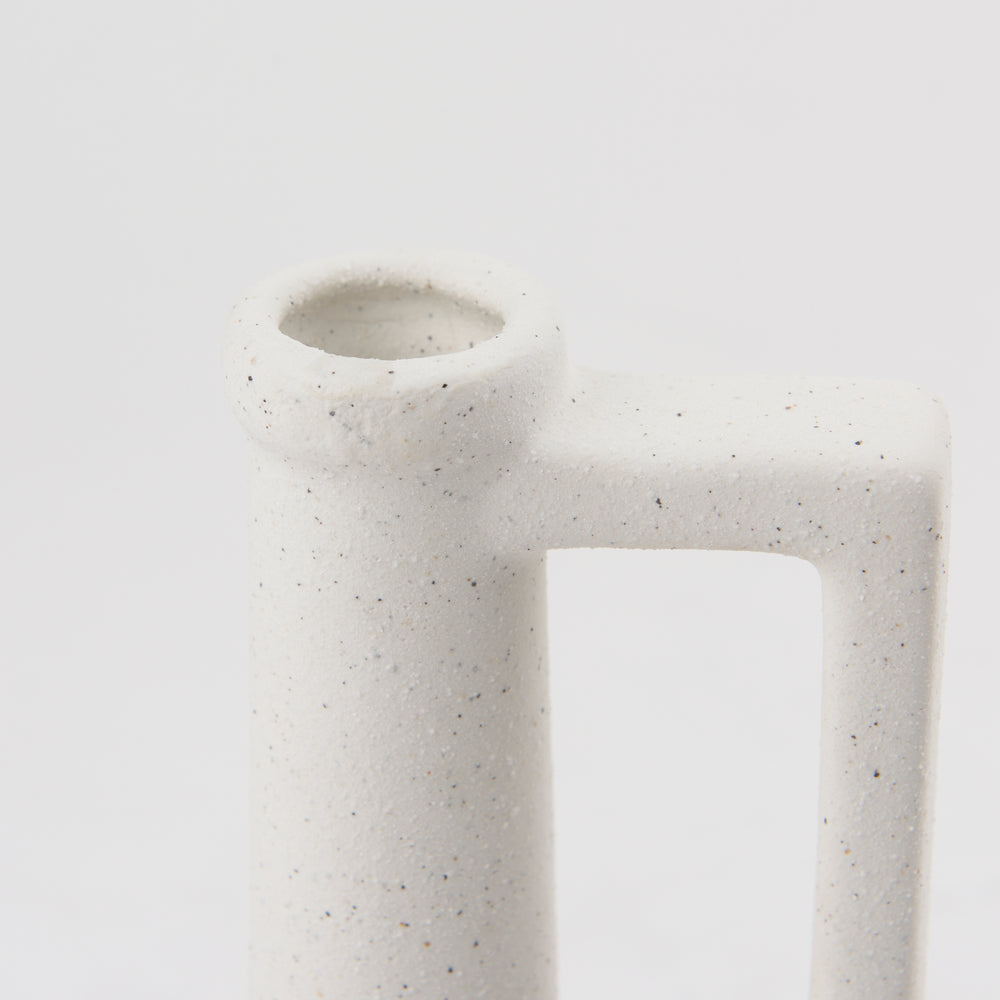 Burton White Jug Vase