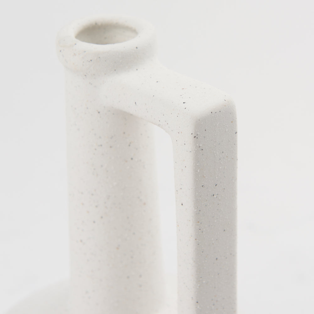 Burton White Jug Vase