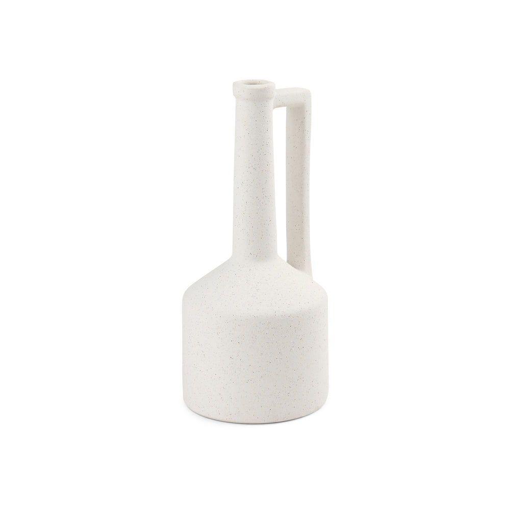 Burton White Jug Vase