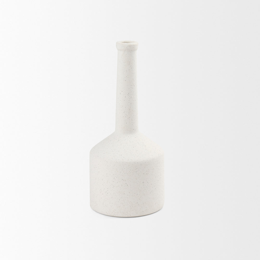 Burton White Jug Vase