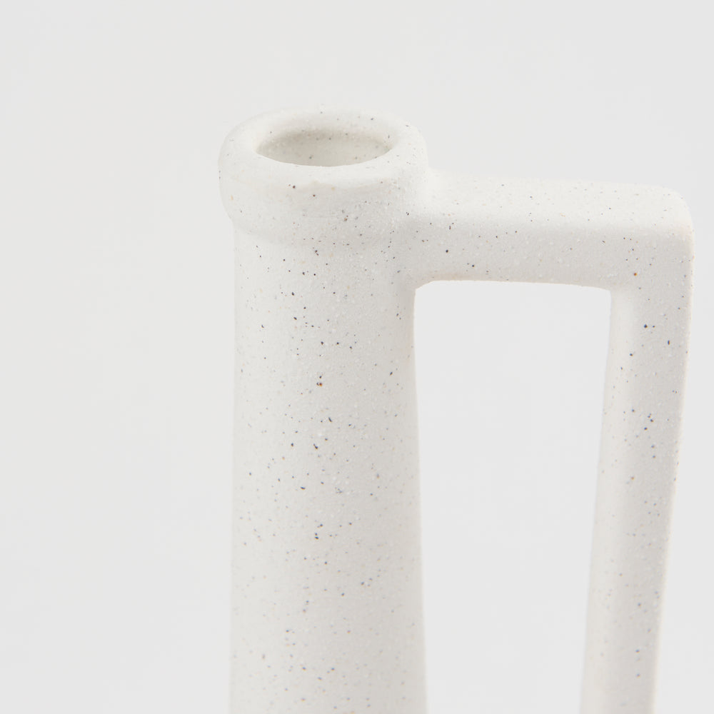 Burton White Jug Vase