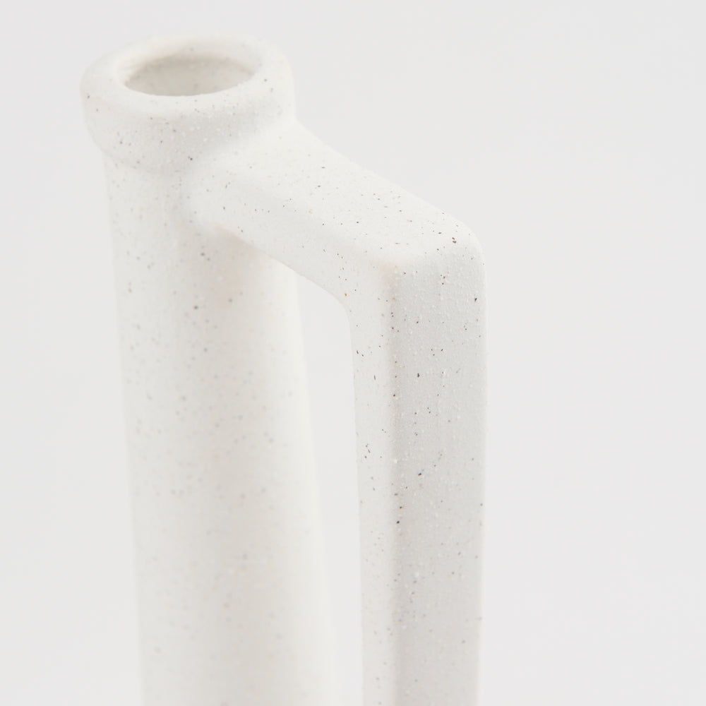 Burton White Jug Vase