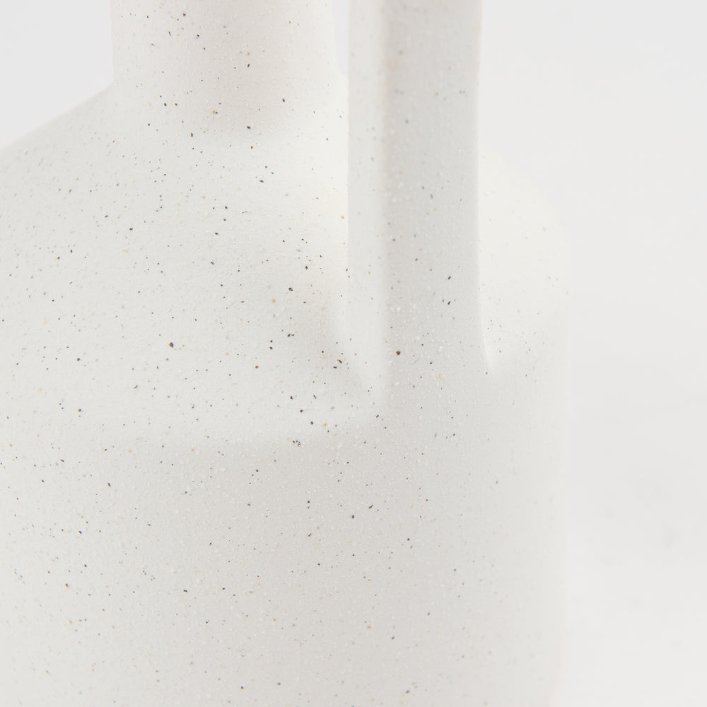 Burton White Jug Vase