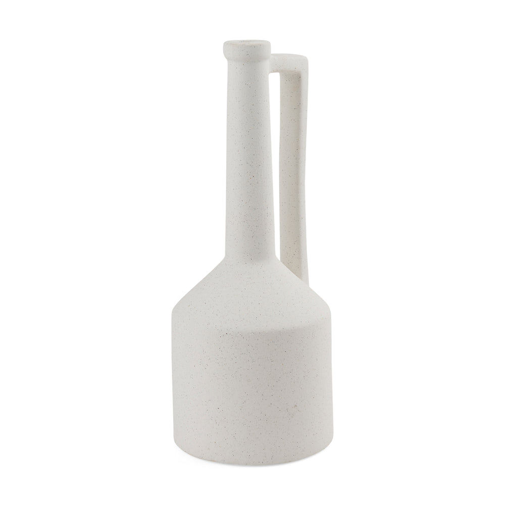 Burton White Jug Vase