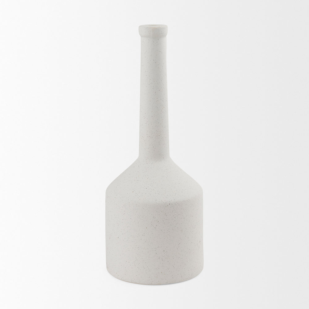 Burton White Jug Vase