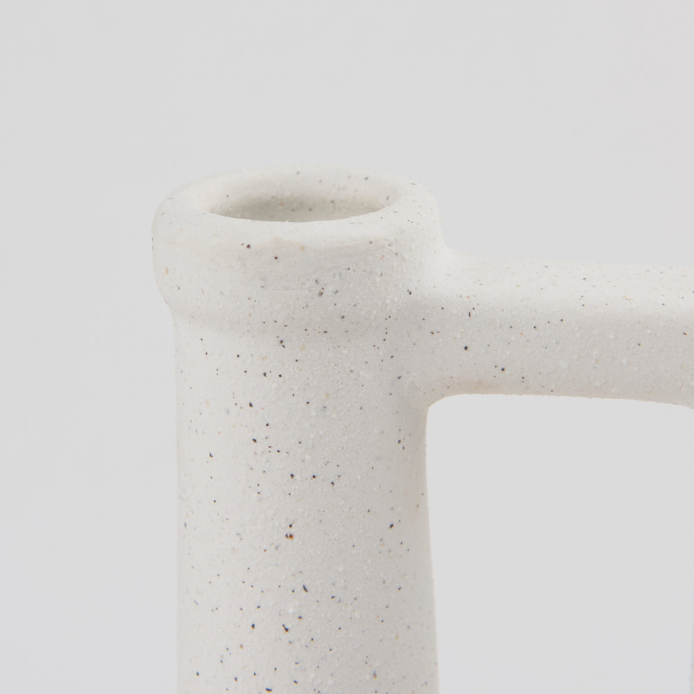 Burton White Jug Vase