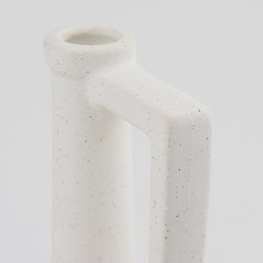 Burton White Jug Vase