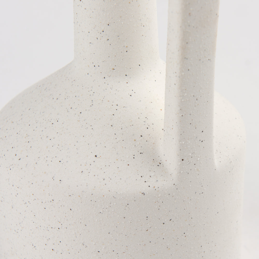 Burton White Jug Vase