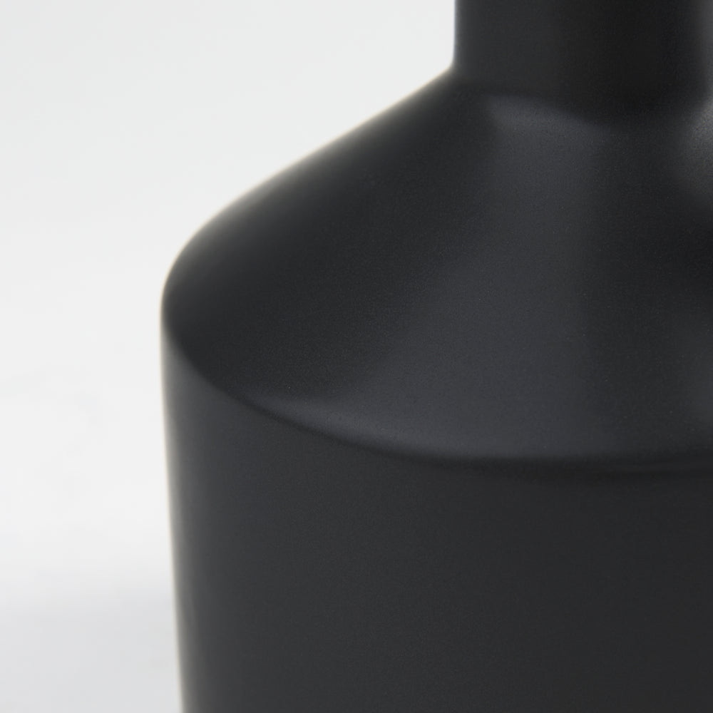 Burton Matte Black Jug Vase