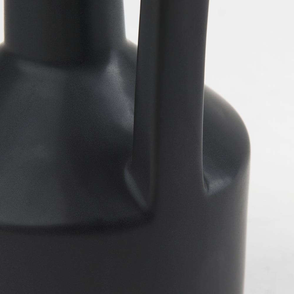 Burton Matte Black Jug Vase