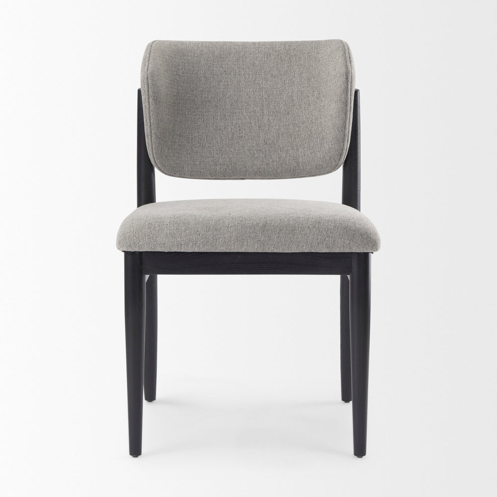 Chaise de salle à manger en tissu Cline