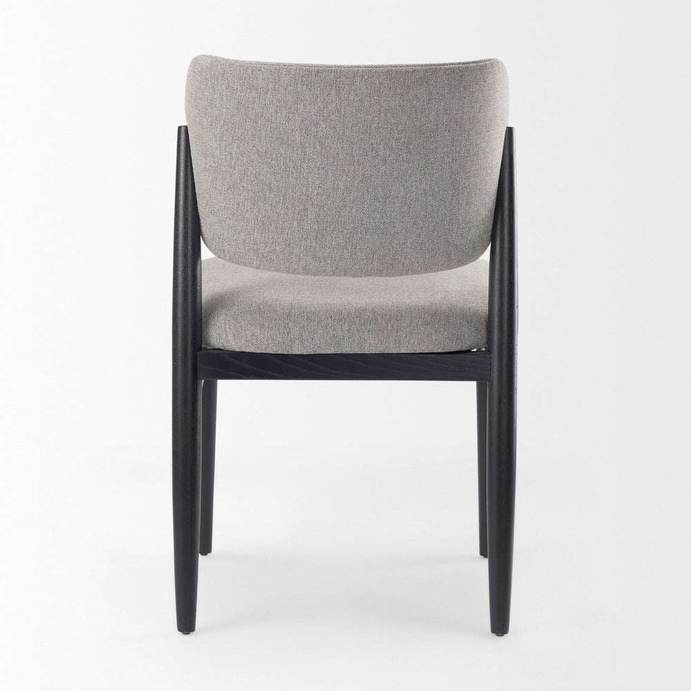 Chaise de salle à manger en tissu Cline
