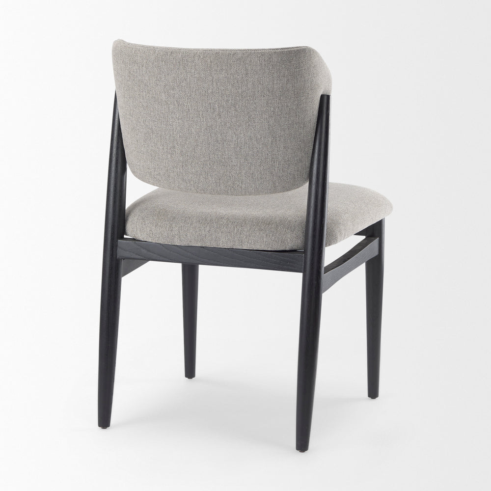 Chaise de salle à manger en tissu Cline
