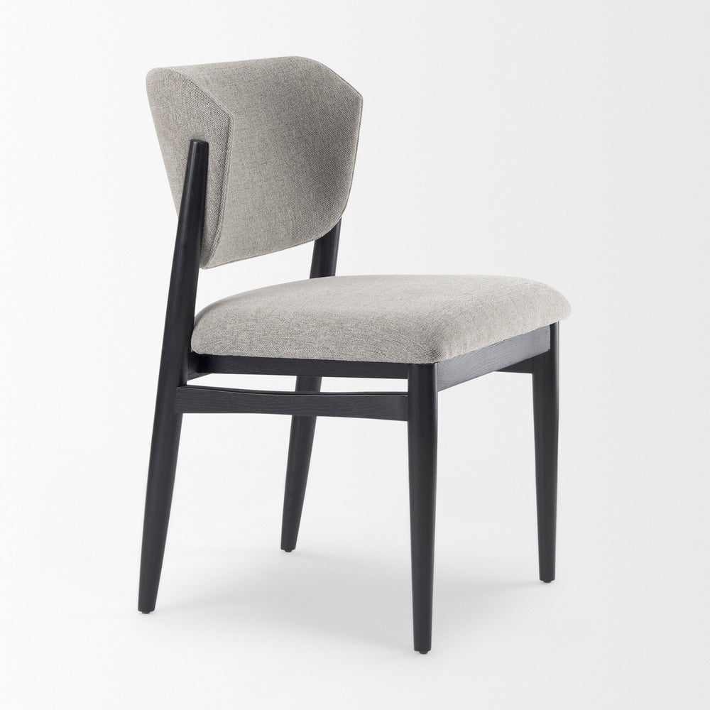 Chaise de salle à manger en tissu Cline