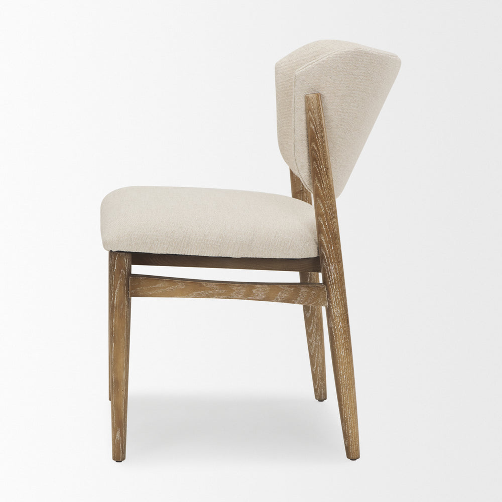 Chaise de salle à manger en tissu Cline