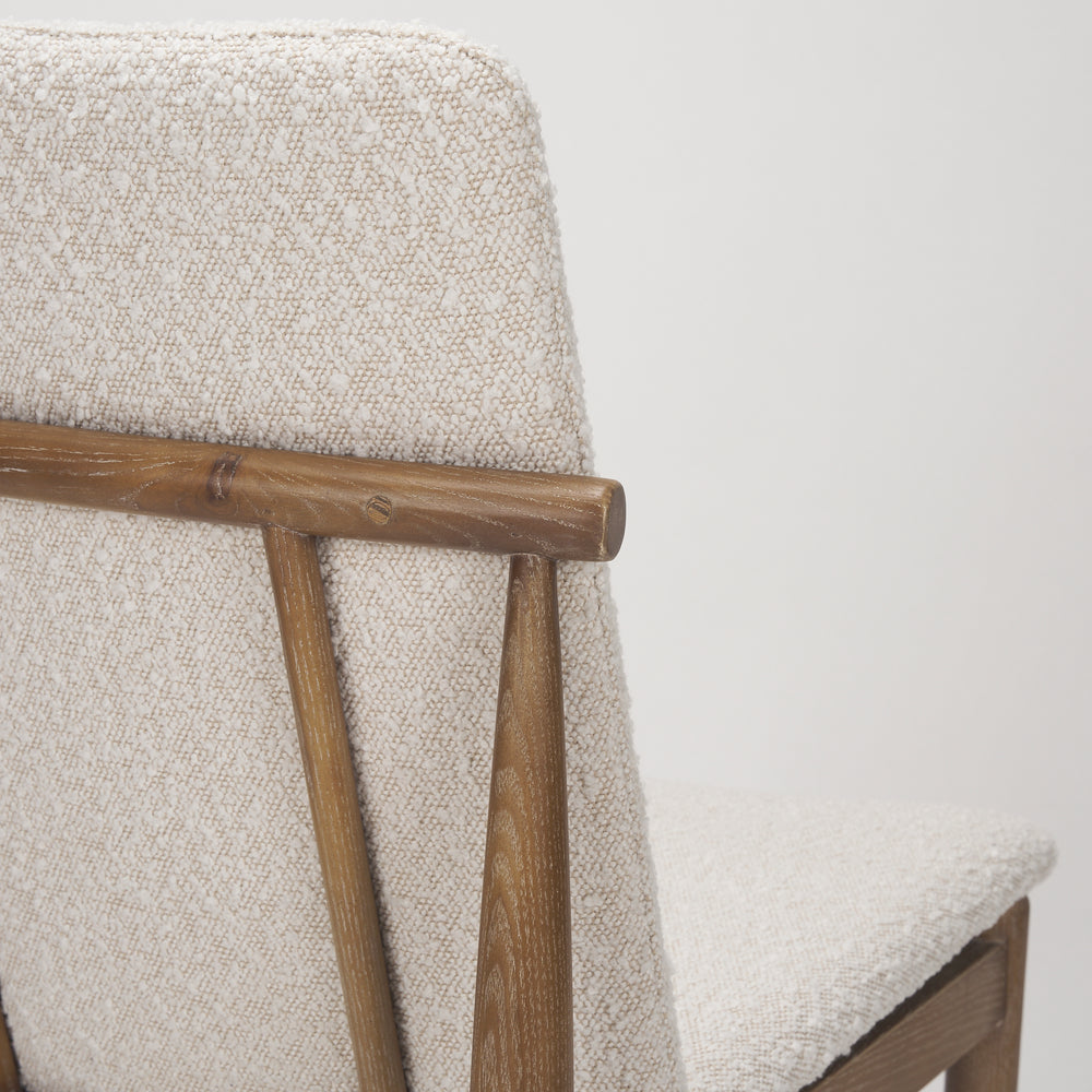 Chaise de salle à manger en tissu Cavett