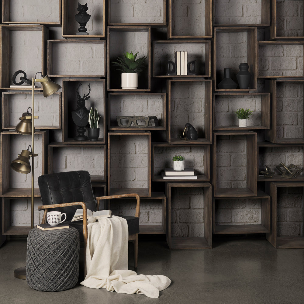 Phineas Leather Accent Chair