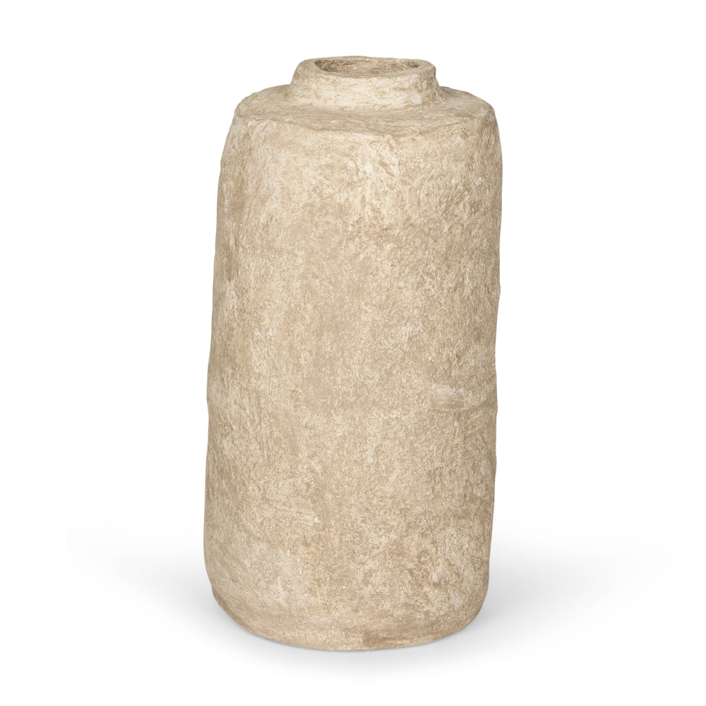 Rama Beige Floor Vase